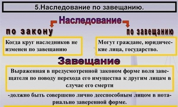 Завещание