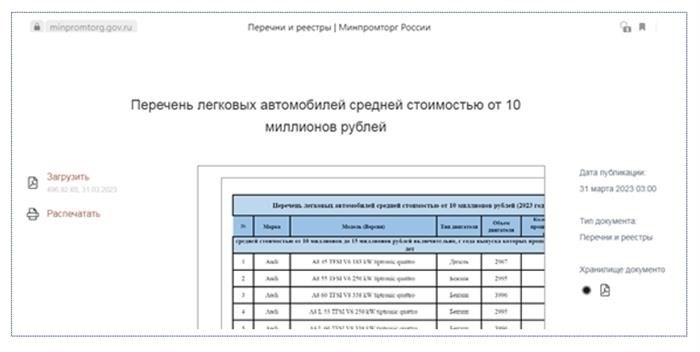 Как формируется перечень моделей автомобилей Genesis, подлежащих налогу на роскошь в 2025 году?