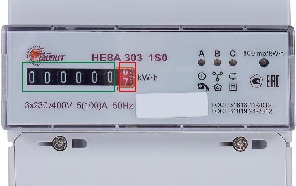 Схема подключения трехфазного счетчика электроэнергии